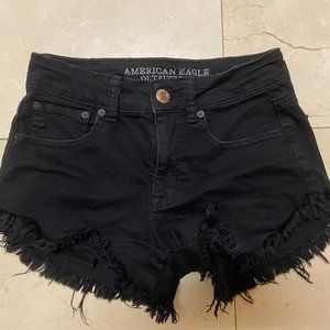 American eagle hi rise festival shorts stretch